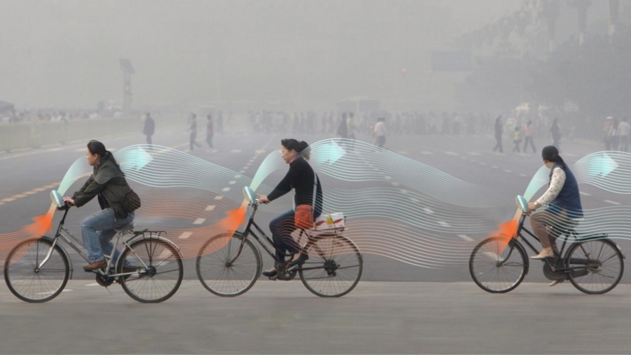 Un vélo qui recycle l’air pollué, le dernier pari de Daan Roosegaarde