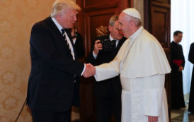 En images, Donald Trump rencontre le pape François