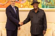 Alassane Ouattara, reçoit une délégation mauritanienne conduite par le Ministre de l’Économie et des Finances, Sid’ Ahmed Ould Bouh (Images)