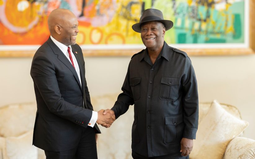 Alassane Ouattara, reçoit le Président-Directeur Général de United Bank of Africa (UBA) (Images)