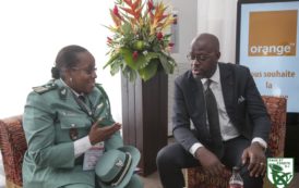 Le Ministre Alain-Richard Donwah à l’inauguration du Salon international de la Sécurité et de La Défense