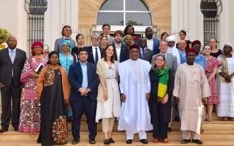 Le Président de la République, Chef de l’Etat SEM Issoufou Mahamadou a reçu une délégation de parlementaires européens  en prélude à la 6ème Conférence de reconstitution des ressources du Fonds Mondial de lutte contre le paludisme, la tuberculose et le sida
