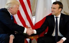 Malaise autour de la première poignée de main entre Donald Trump et Emmanuel Macron (IMAGES)