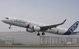 Airbus: vol inaugural de l’A321neo taillé pour le long courrier low cost