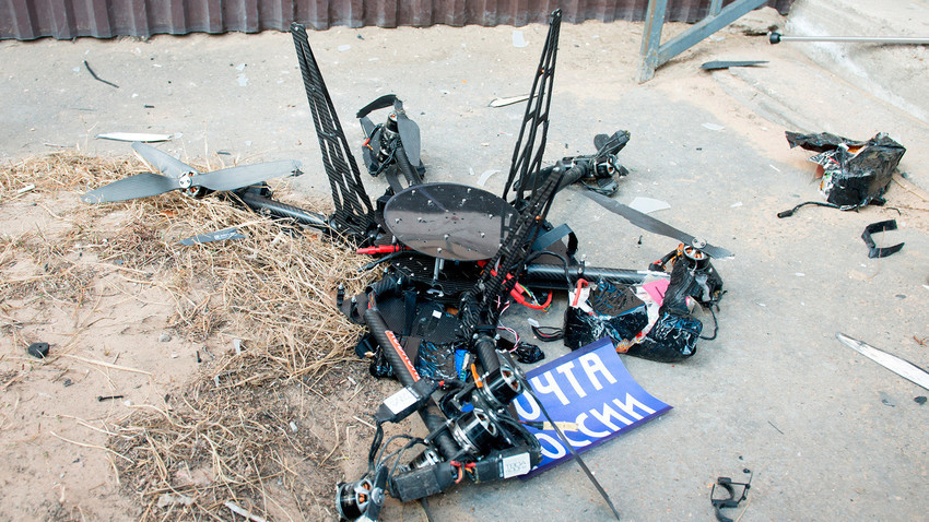 Fin prématurée et calamiteuse pour le premier drone-livreur de la Poste de Russie