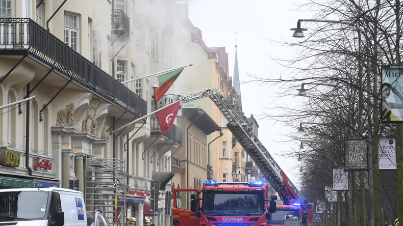 Un incendie dans un bâtiment abritant trois ambassades à Stockholm fait 14 blessés