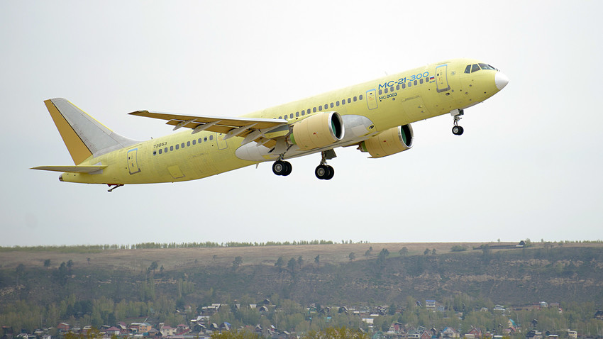 Le second MS-21, rival russe des Boeing 737 et Airbus A320, a effectué son vol inaugural