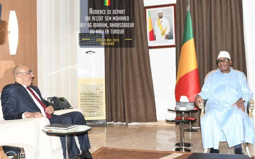 Mali : Audiences de départ au Palais présidentiel de Koulouba
