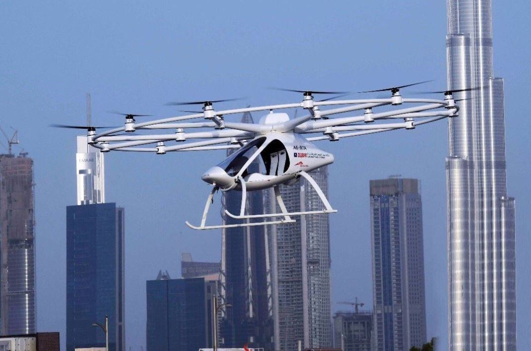 Premier test réussi d’un taxi-volant sans pilote à Dubaï