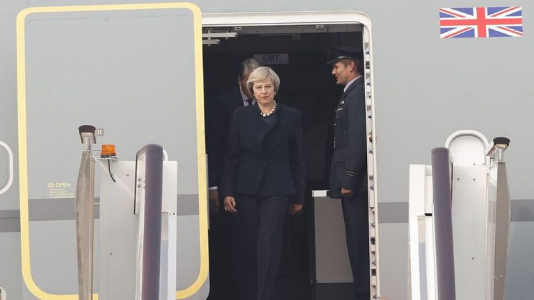 Des avions des officiels dont ceux de Theresa May et de Mohammed VI, stationnés à l’aéroport de Yamoussoukro