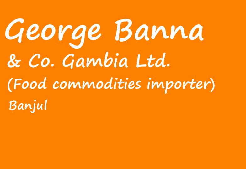 GEORGE BANNA & CO.  Banjul, Gambia