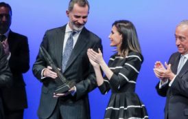 Letizia, trop fière de Felipe VI lauréat du Prix mondial Paix et Liberté [Photos]