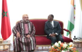 Un tête-à-tête entre le roi Mohammed VI et Alassane Ouattara en images