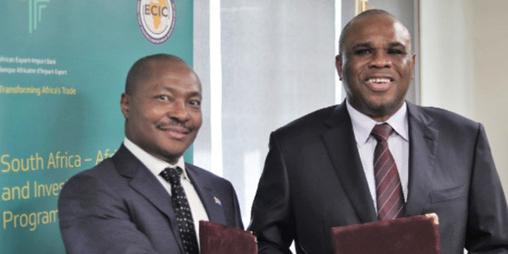 Afreximbank et le sud-africain ECIC concluent un financement d’1 milliard de dollars