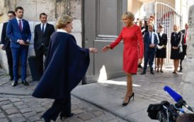 Sonja était à Sèvres, avant de rencontrer Brigitte Macron à Rouen [Photos]