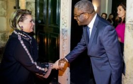 Maria Teresa retrouve Willem-Alexander et le Dr Mukwege à La Haye