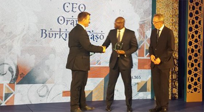 Africa Com’S Awards 2017 : Ben Haidara DG de Orange Burkina distingué Meilleur CEO de l’année