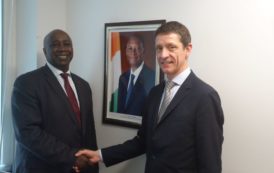 Le nouveau Directeur Exécutif du Conseil International des Céréales est reçu en audience par le Représentant Permanent de la Côte d’Ivoire