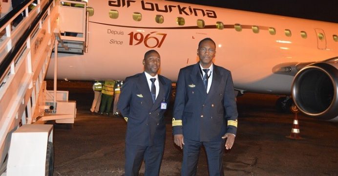 Plan de relance de AIR BURKINA : L’Embraer 195 est à Ouagadougou