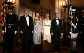 Fastueux dîner d’Etat à la Maison-Blanche en l’honneur d’Emmanuel et Brigitte Macron [Photos]