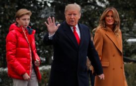 Donald et Melania Trump ont suivi le Super Bowl en Floride [Photos]