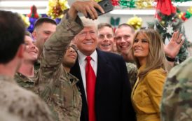 Donald et Melania Trump en visite surprise en Irak [Photos]