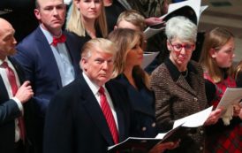 Messe de Noël à l’église pour Donald et Melania Trump, restés à Washington [Photos]