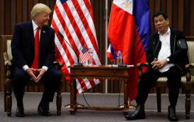 Donald Trump et Rodrigo Duterte, nouvelle amitié à Manille en images