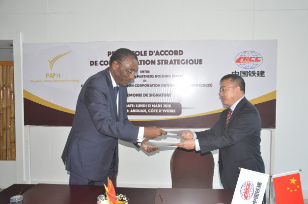 Côte d’Ivoire : Phoenix Africa Partners s’associe au géant chinois CRCC pour des projets d’infrastructure