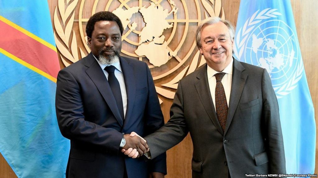 Kabila va annoncer prochainement des “décisions importantes”, selon Guterres