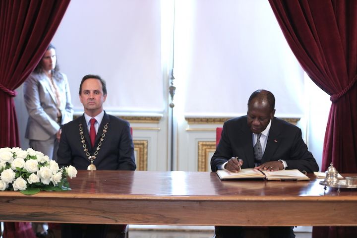 Le Chef de l’Etat a eu un entretien avec le Premier Ministre portugais et a reçu la Clé de la ville de Lisbonne en images