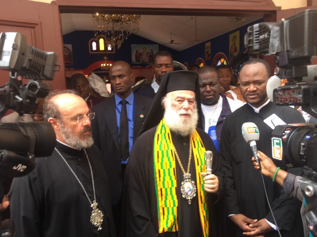 Église grecque-orthodoxe: Théodoros II, patriarche d’Alexandrie, en visite pastorale en Côte-d’Ivoire