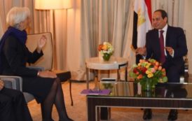 Rencontre entre le président égyptien Abdel Fattah El Sisi et Christine Lagarde du FMI