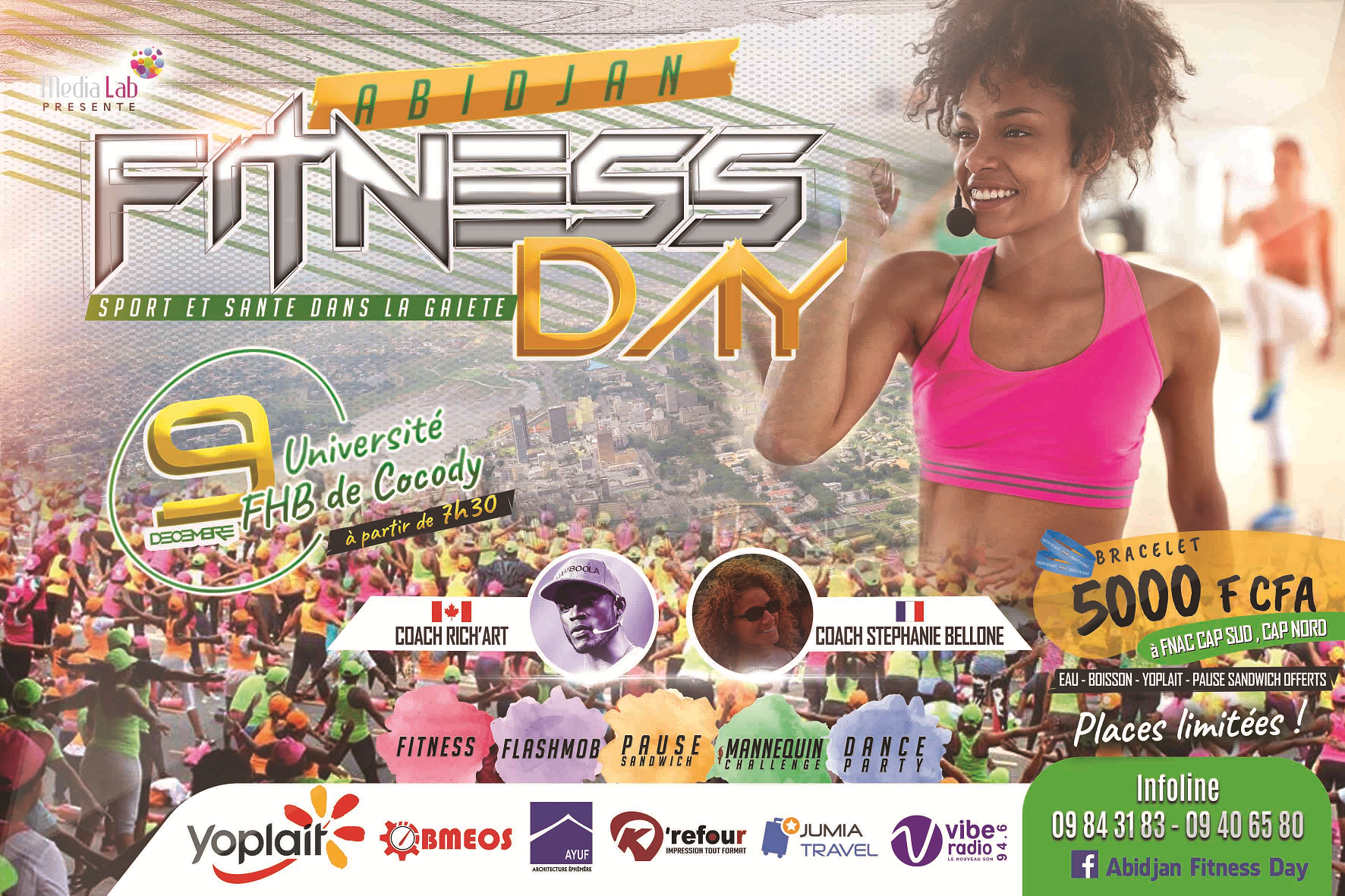 Abidjan Fitness Day : le sport pour lutter contre les AVC chez les femmes