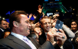 One Planet Summit : séance selfie pour Arnold Schwarzenegger et son “cher ami” Macron en images