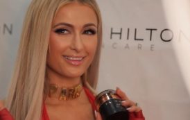 Paris Hilton apporte sa marque de soin de la peau à Milan