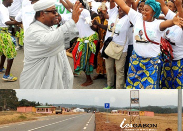 Gabon : INAUGURATION : ALI BONGO EN HÉROS DANS LA NYANGA