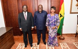 Le président Bédié reçu par le président ghanéen, Nana Akufo Addo. [Photos]