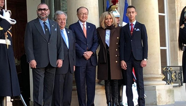 Le Roi Mohammed VI à Paris pour le “One Planet Summit”