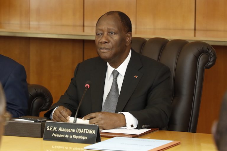 Côte d’Ivoire: “En route vers un 3e mandat”, Ouattara demande le soutien “des enfants d’Houphouët”