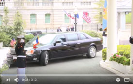 Vidéo : Le président américain Donald Trump accueille le français Emmanuel Macron à la Maison Blanche