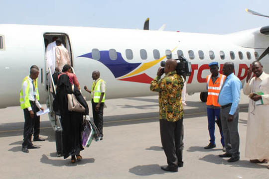 Tchad : décollage de Tchadia Airlines