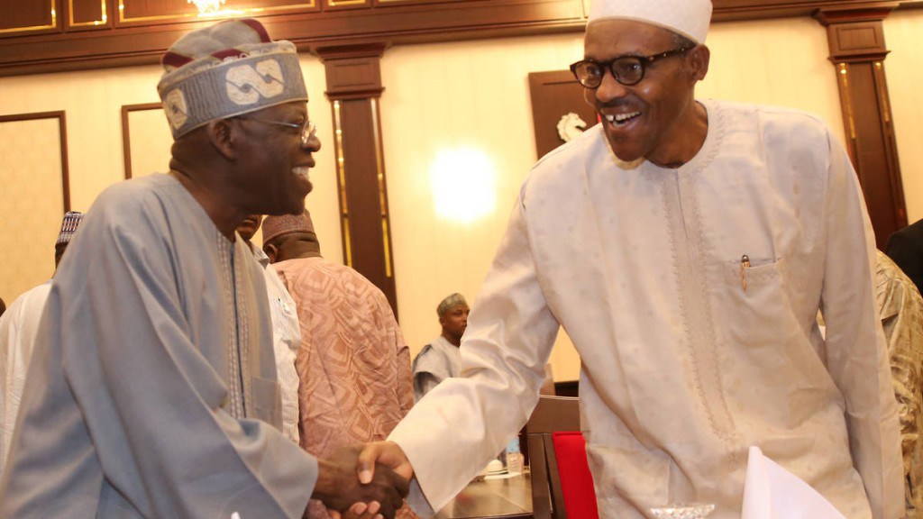 2019: Tinubu meets Buhari, speaks on APC crisis, Obasanjo, IBB’s letters