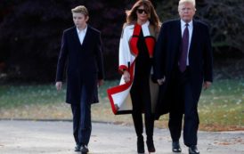 La famille Trump file en Floride pour Thanksgiving [Photos]