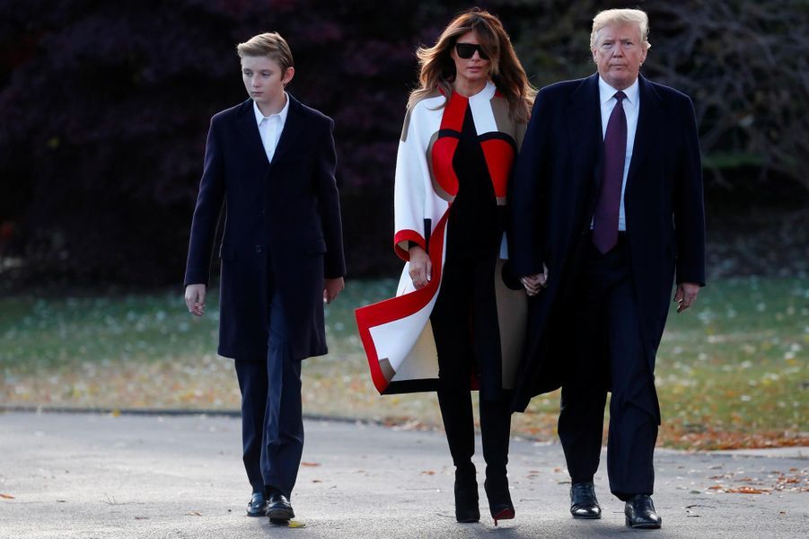 La famille Trump file en Floride pour Thanksgiving [Photos]