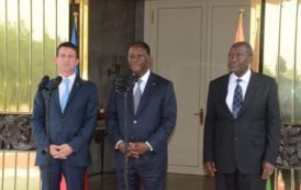 En visite en Côte d’Ivoire, Manuel Valls salue “l’exemplarité” du pays pour la Sous région (Photos)