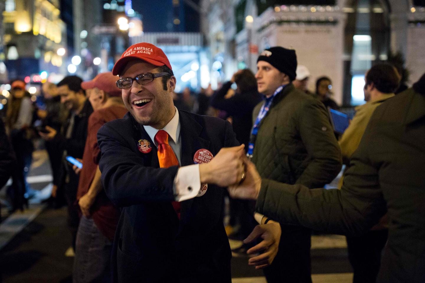 Ces 10 photos qui montrent la joie des Républicains après l’élection de Donald Trump