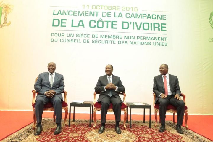 Le Chef de l’Etat a procédé au lancement officiel de la campagne de la Côte d’Ivoire pour un siège de Membre non permanent du Conseil de Sécurité de l’ONU(photos)