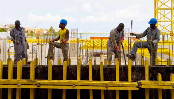 Activité De Construction En Afrique En Augmentation