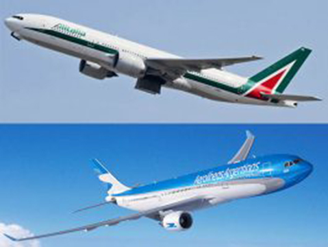 Alitalia signe avec Aerolineas Argentinas